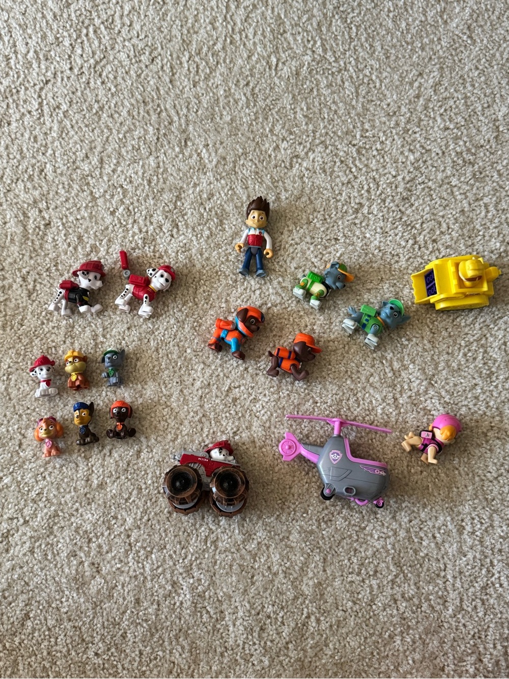 🔹 PAW Patrol Assorted Toy Bundle Baby Pups Figures Vehicles Ryder Skye Marshall